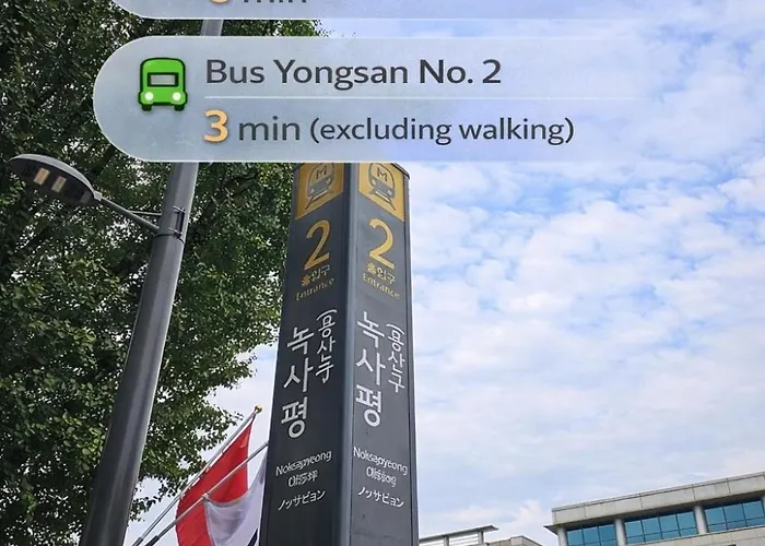 Hongdae 15 Minutes,yongsan, Haebangchon, Namsan, N Tower, Itaewon Apartment *