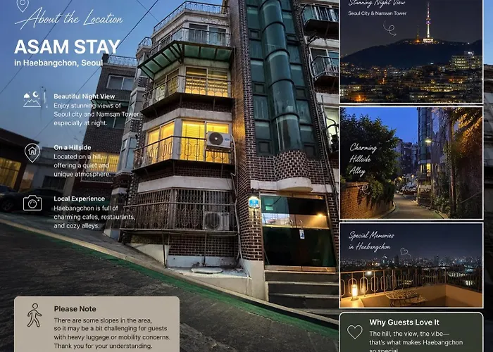 Hongdae 15 Minutes,yongsan, Haebangchon, Namsan, N Tower, Itaewon * Seoul